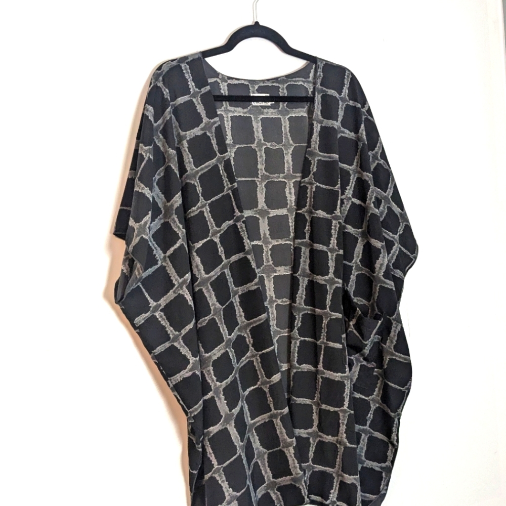 Niche Nilgun Derman Printed Kimono Size S/M Lagen… - image 6